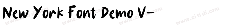 New York Font Demo V字体转换